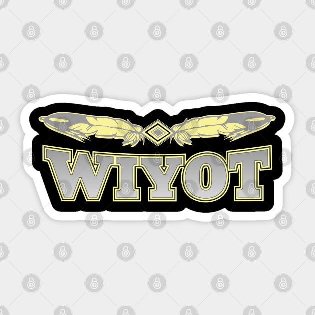 Wiyot Tribe Sticker by MagicEyeOnly